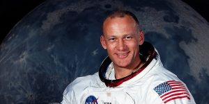 US Astronaut Buzz Aldrin